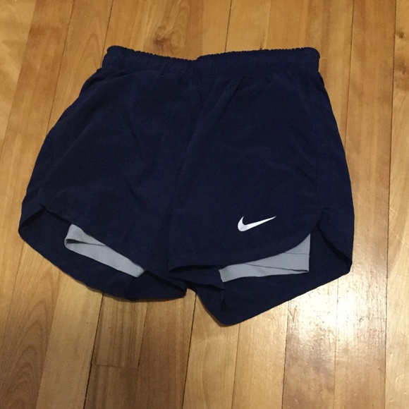 Nike Dri-fit blue athletic shorts with compression running size xs - Picture 1 of 1